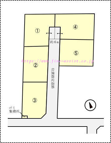 赤堀小学校　土地面積:231.25平米 ( 69.95坪 )　