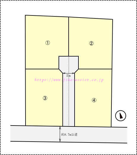 全4区画:伊勢崎市日乃出町分譲地 全4区画:伊勢崎市日乃出町分譲地