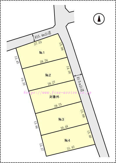 全4区画:伊勢崎市日乃出町分譲地 全4区画:伊勢崎市日乃出町分譲地